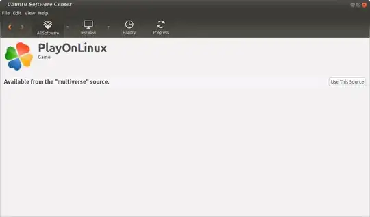 A screenshot from software center