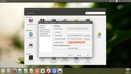 printer is on idle state, stop printing
