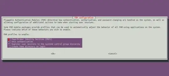 Output of <code>sudo pam-auth-update</code>