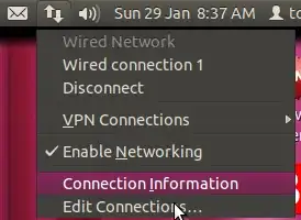 connection information