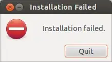 Installation Failed