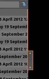 My overlay scrollbar