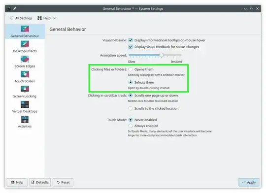 System Settings > Workspace Behaviour > General Behaviour