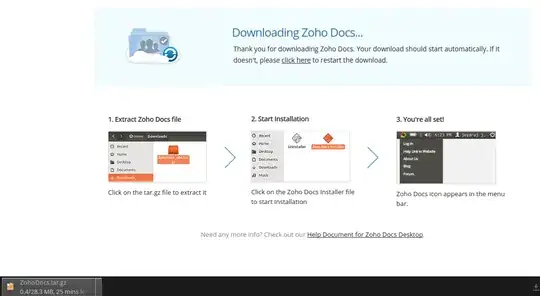 downloading zoho client