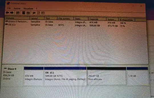 partitions in windows