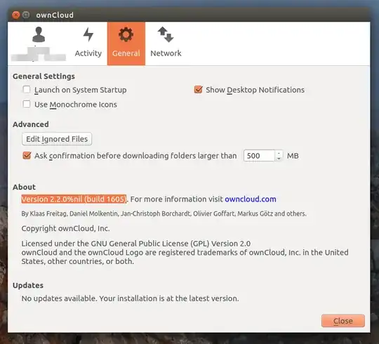 client window screenshot