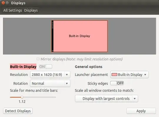 Text scaling factor in System Settings -> Displays