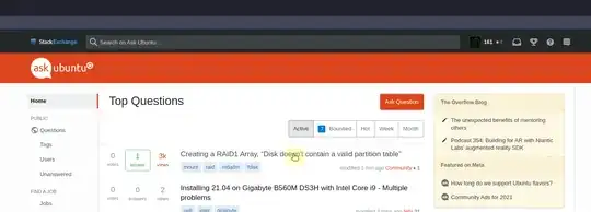 Mouse pointer example