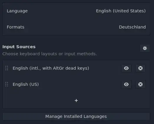 English (intl., with AltGr dead keys) option