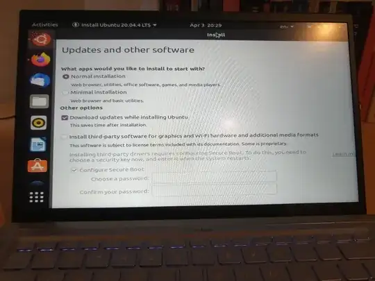 Continue Button not visible