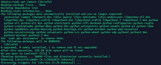 sudo apt install libtinfo5