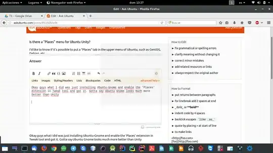See the "Lugares" tab