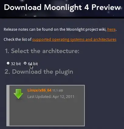 Select the architecture, then download the plugin.