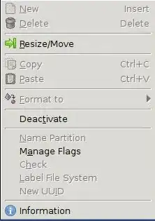Right click menu with deactivate option