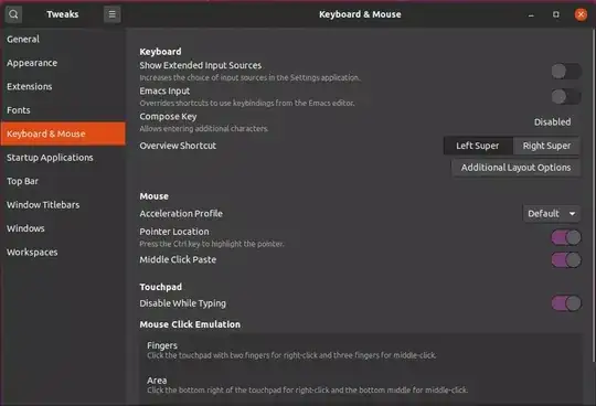 gnome-tweaks in Ubuntu 20.04