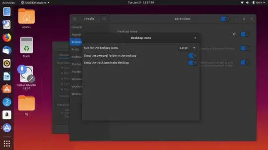 icons with "large" setting