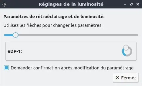 lxqt-config-brightness menu