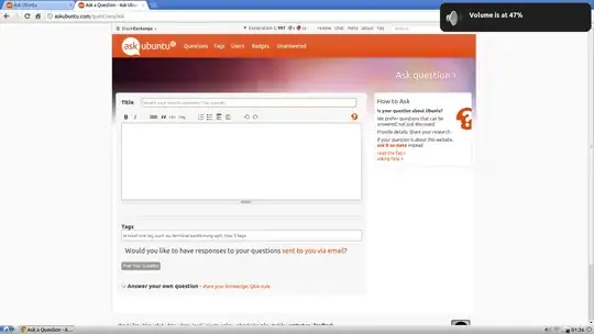 This is what I want to happen: the balloon indicating the volume as I change it