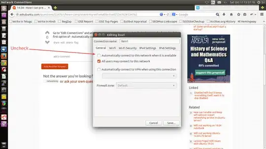 Disable WiFi automatic connection