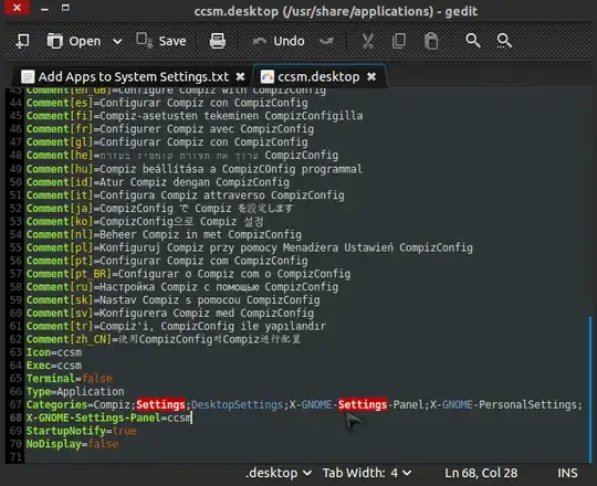 Edit desktop entries to show in System Settings