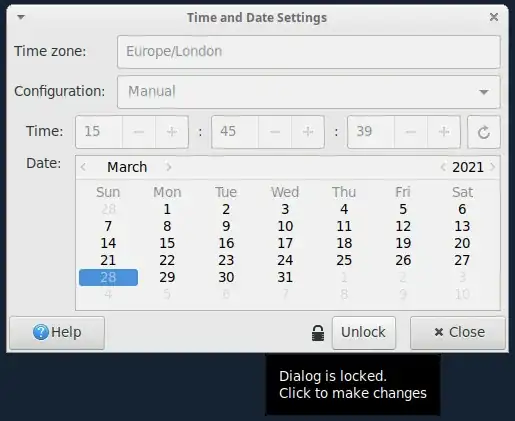 Time and Date Settings