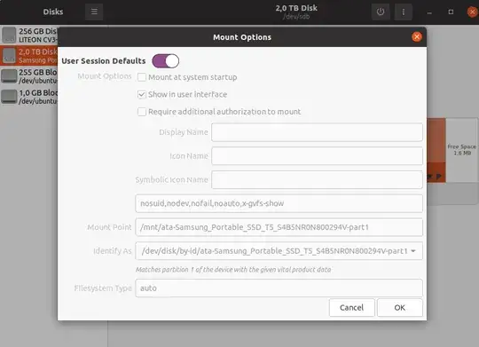 mount problems resolved
