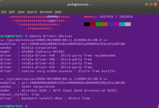 drivers listed by Ubuntu