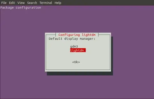 display manager selection screenshot