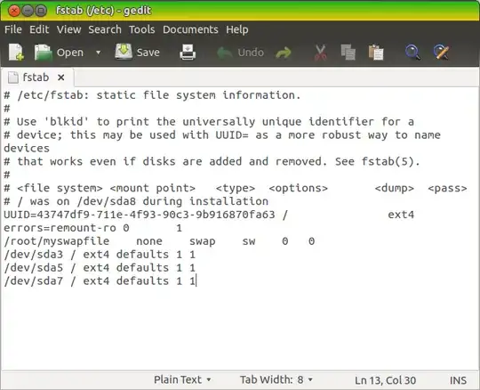 According to your first suggestion