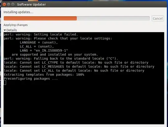 Updates failed to install