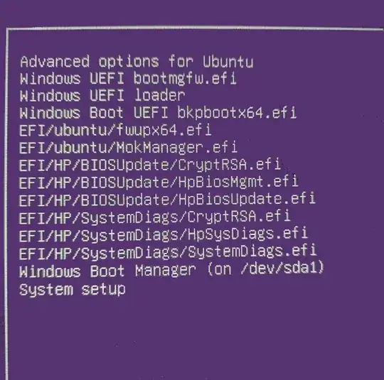 grub - the 1st option is Ubuntu