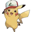 Pikachu in a cap