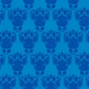 "Nidoqueen’s body is encased in extremely hard scales. They gather in the Damask pattern to seal the entrance of their nest and protect their young from predators."