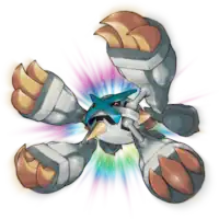 Steven's Shiny Mega Metagross event distribution artwork