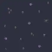 "It’s said that the gas emanating from a graveyard was possessed by the grievances of the deceased and thus became Gastly. Be careful not to get swallowed up by Cofagrigus when you let your guard down around Gastly!"