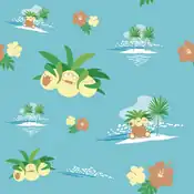 "Each of Exeggutor’s three heads has its own thoughts that are reflected in their individual expressions. It’s quite the party."