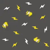 "Every hair on Jolteon's body starts to stand sharply on end if it becomes charged with electricity. You can see sparks of light that Jolteon gives off in the dark."