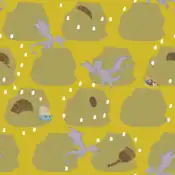 "A Pokémon from the prehistoric era. Aerodactyl said that it tore and ate its prey with its saw-like fangs. It seems that other Pokemon have also revived from fossils. Its turning around the sky and watching the situation."