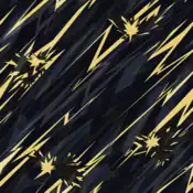 "This legendary bird Pokémon manipulates electricity. It usually lives in the clouds. Thunder that power comes to any victim when he or she are shot by Zapdos. The straight lines that intersect many times are like lightning bolts. Let's dress cool with cool colors."