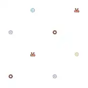 "A long time ago, it was thought that people raised Hoothoot to serve as clocks. The colorful gears scattered around Hoothoot come together to form a dot pattern."