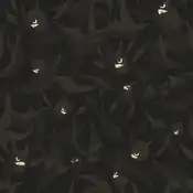 "Having four wings enables Crobat to fly faster and more quietly. It flies through the darkness admist the supersonic waves."