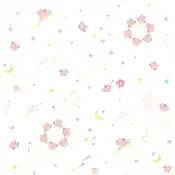 "For some reason, Cleffa loves Minior. A group of them have come together to dance under a spectacular meteor shower."