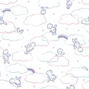 "Togetic flies among the fluffy clouds in the sky, seeking kindhearted people from all around the world to share its happiness with."