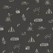 "When exposed to the moon’s aura, the rings on Umbreon's body glow faintly and it’s filled with a mysterious power. Here its rings glimmer as it saunters through the streets at night."