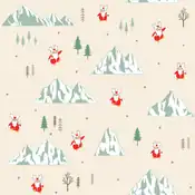 "Delibird carries food rolled up in its tail and shares it with people lost in mountains. It treks through the snowy mountains, looking for those that lost their way."