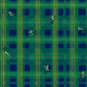 "Treecko can catch a small thorn on the sole of your foot and climb a vertical wall. It is moving around in a jungle-like green plaid."