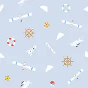 "It is said that Wingull glides like a glider by receiving the sea breeze with its long wings. It may be that old man's ship that moves over the sea where they fly."