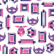 "Sableye is afraid to rob people's souls when the eyes of jewels shine suspiciously. Enchanted by the dazzling light. It seems that it had founded Carbink, and it can't stop grinning."