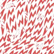 "Zangoose who has a memory of the battle with its nemesis Seviper is engraved in the cells throughout his body. Its running around looking for Seviper in the characteristic red pattern full of dynamism."