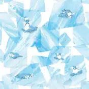 A Sealeo plays by spinning Spheal with its nose. Its beautiful design looks like you're living comfortably on the drift ice with a kaleidoscope.